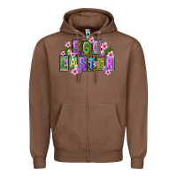 Chestnut egg and easter Zipper Hoodie - FaDigitalArtStudio