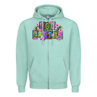 Seafoam egg and easter Zipper Hoodie - FaDigitalArtStudio