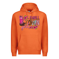 Carrot small town girl with flowers bbs Premium Hoodie - BundleAndBundleShop