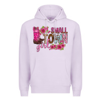 Lilac small town girl with flowers bbs Premium Hoodie - BundleAndBundleShop