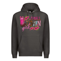 Smoke small town girl with flowers bbs Premium Hoodie - BundleAndBundleShop