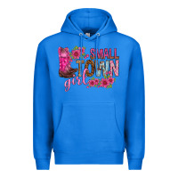 True Royal small town girl with flowers bbs Premium Hoodie - BundleAndBundleShop