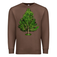 Chestnut White Pine Tree Illustrations Premium Sweatshirt - LillyAllenDesigns