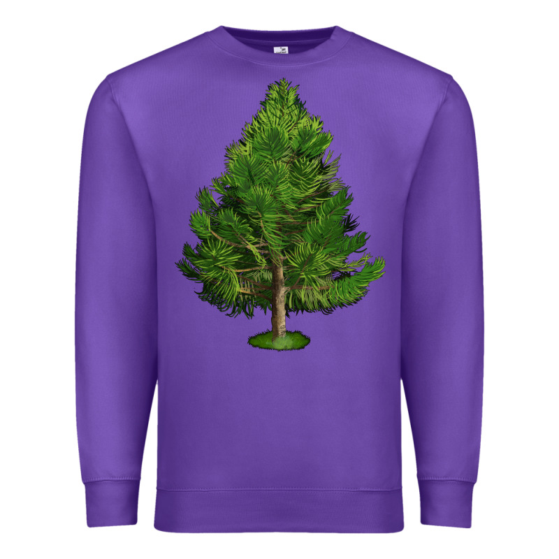 White Pine Tree Illustrations Premium Sweatshirt by LillyAllenDesigns | Teevron