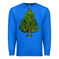 True Royal White Pine Tree Illustrations Premium Sweatshirt - LillyAllenDesigns