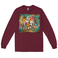 Burgundy western refuse to sink tumbler tbs Long Sleeve Tee - TumblerDesignByShophia
