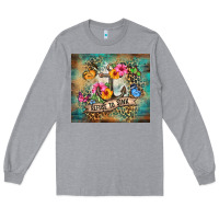 Heather Grey western refuse to sink tumbler tbs Long Sleeve Tee - TumblerDesignByShophia