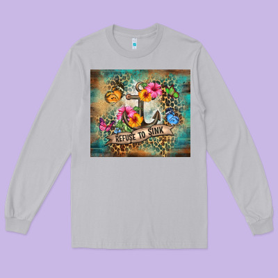 Western Refuse To Sink Tumbler Tbs Long Sleeve Tee Designed By Tumblerdesignbyshophia