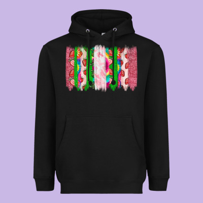 Summer Brushstrokes Heavyweight Hoodie Designed By Cowhidedigitalart