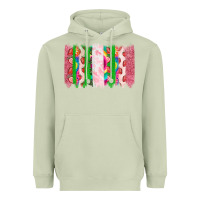 Matcha summer brushstrokes Heavyweight Hoodie - CowhideDigitalArt
