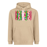 Mushroom summer brushstrokes Heavyweight Hoodie - CowhideDigitalArt