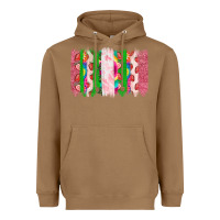 Toasted Coconut summer brushstrokes Heavyweight Hoodie - CowhideDigitalArt