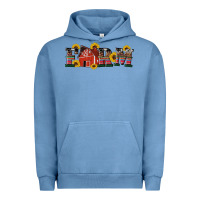 Pigment Pebble Blue western farm Urban Hoodie - Artiststas