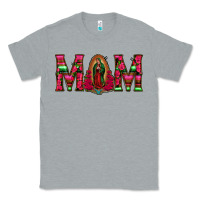 Heather Grey Mom with Floral Aztec and Leopard Background Classic Tee - Bettercallsaul