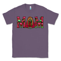 Lavender Mom with Floral Aztec and Leopard Background Classic Tee - Bettercallsaul