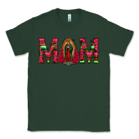 Sports Green Mom with Floral Aztec and Leopard Background Classic Tee - Bettercallsaul