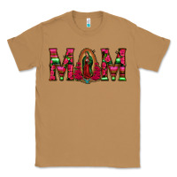 Toasted Coconut Mom with Floral Aztec and Leopard Background Classic Tee - Bettercallsaul