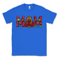 True Royal Mom with Floral Aztec and Leopard Background Classic Tee - Bettercallsaul