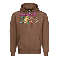 Chestnut Happy Easter 2023 Zipper Hoodie - BundleAndBundleShop