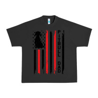 Pigment Black Pitbull Dad Urban Heavy Tee - Bettercallsaul