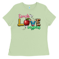 Matcha teach love inspire Ladies Tee - NancyCooperArtShop