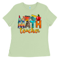Matcha math teacher Ladies Tee - NancyCooperArtShop