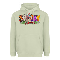Matcha spooky summer vibes Heavyweight Hoodie - CowhideDigitalArt