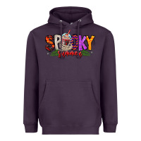 Plum spooky summer vibes Heavyweight Hoodie - CowhideDigitalArt
