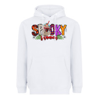 White spooky summer vibes Heavyweight Hoodie - CowhideDigitalArt