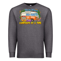 Charcoal Heather Making Memories Campsites Time Premium Sweatshirt - CowhideDigitalArt