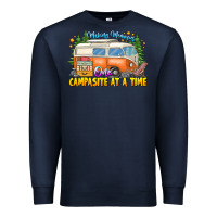 Navy Making Memories Campsites Time Premium Sweatshirt - CowhideDigitalArt
