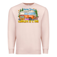 Pale Pink Making Memories Campsites Time Premium Sweatshirt - CowhideDigitalArt