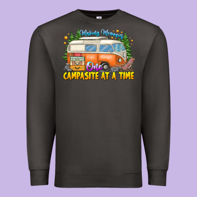 Making Memories Campsites Time Premium Sweatshirt Designed By Cowhidedigitalart