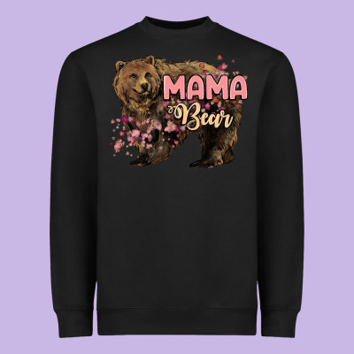Mama Bear Mother's Day Heavyweight Sweatshirt Designed By Howdyjamesfarm