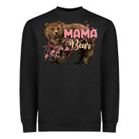 Black Mama bear mother's day Heavyweight Sweatshirt - HowdyJamesFarm
