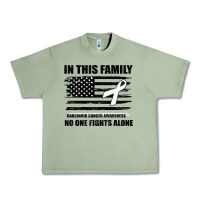 Oil Green No One Fights Alone Pancreatic Cancer Awareness Urban Heavy Tee - Bettercallsaul