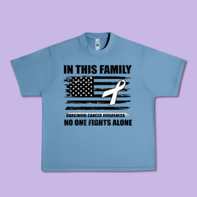 No One Fights Alone Pancreatic Cancer Awareness Urban Heavy Tee Designed By Bettercallsaul
