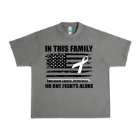 Tornado No One Fights Alone Pancreatic Cancer Awareness Urban Heavy Tee - Bettercallsaul