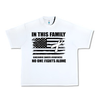 White No One Fights Alone Pancreatic Cancer Awareness Urban Heavy Tee - Bettercallsaul