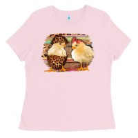 Bubblegum Pink Western Leopard and Serape Chicks Ladies Tee - Jasminsmagicworld