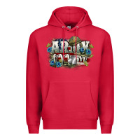 Cardinal Army mom Mother's Day Premium Hoodie - FaDigitalArtStudio