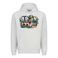 Dove Grey Army mom Mother's Day Premium Hoodie - FaDigitalArtStudio