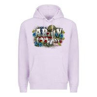 Lilac Army mom Mother's Day Premium Hoodie - FaDigitalArtStudio