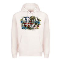 Pale Pink Army mom Mother's Day Premium Hoodie - FaDigitalArtStudio