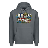 Rock Army mom Mother's Day Premium Hoodie - FaDigitalArtStudio