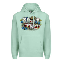 Seafoam Army mom Mother's Day Premium Hoodie - FaDigitalArtStudio