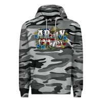 Slate Camo Army mom Mother's Day Premium Hoodie - FaDigitalArtStudio