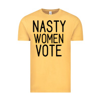 Vintage Mustard Nasty Women Vote Vintage Tee - Bettercallsaul