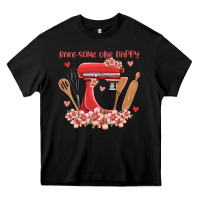 Black bake same one happy Heavy Core Tee - MaliasSmallBusiness