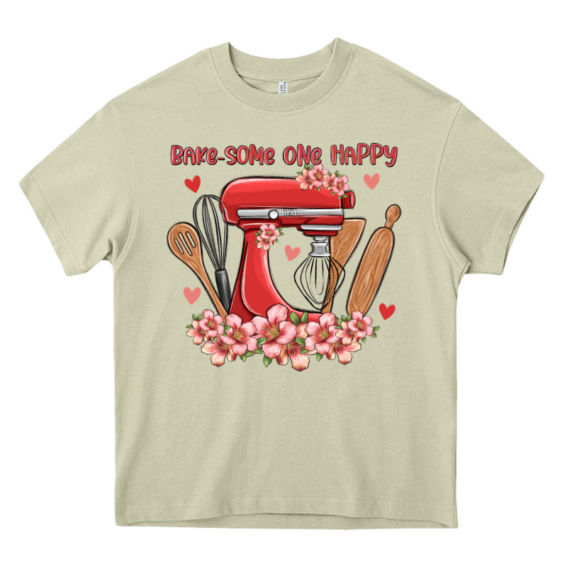 Bake Same One Happy Heavy Core Tee by MaliasSmallBusiness | Teevron